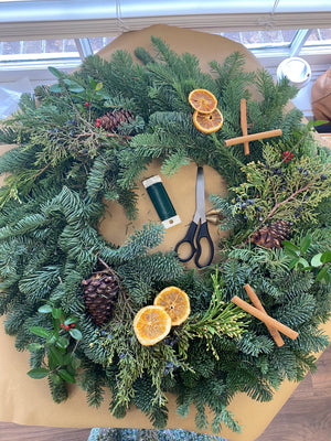 Wreath Making Workshops - Hosted at Christophe's Macaron et Chocolat