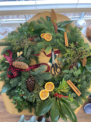 Wreath Making Workshops - Hosted at Christophe's Macaron et Chocolat