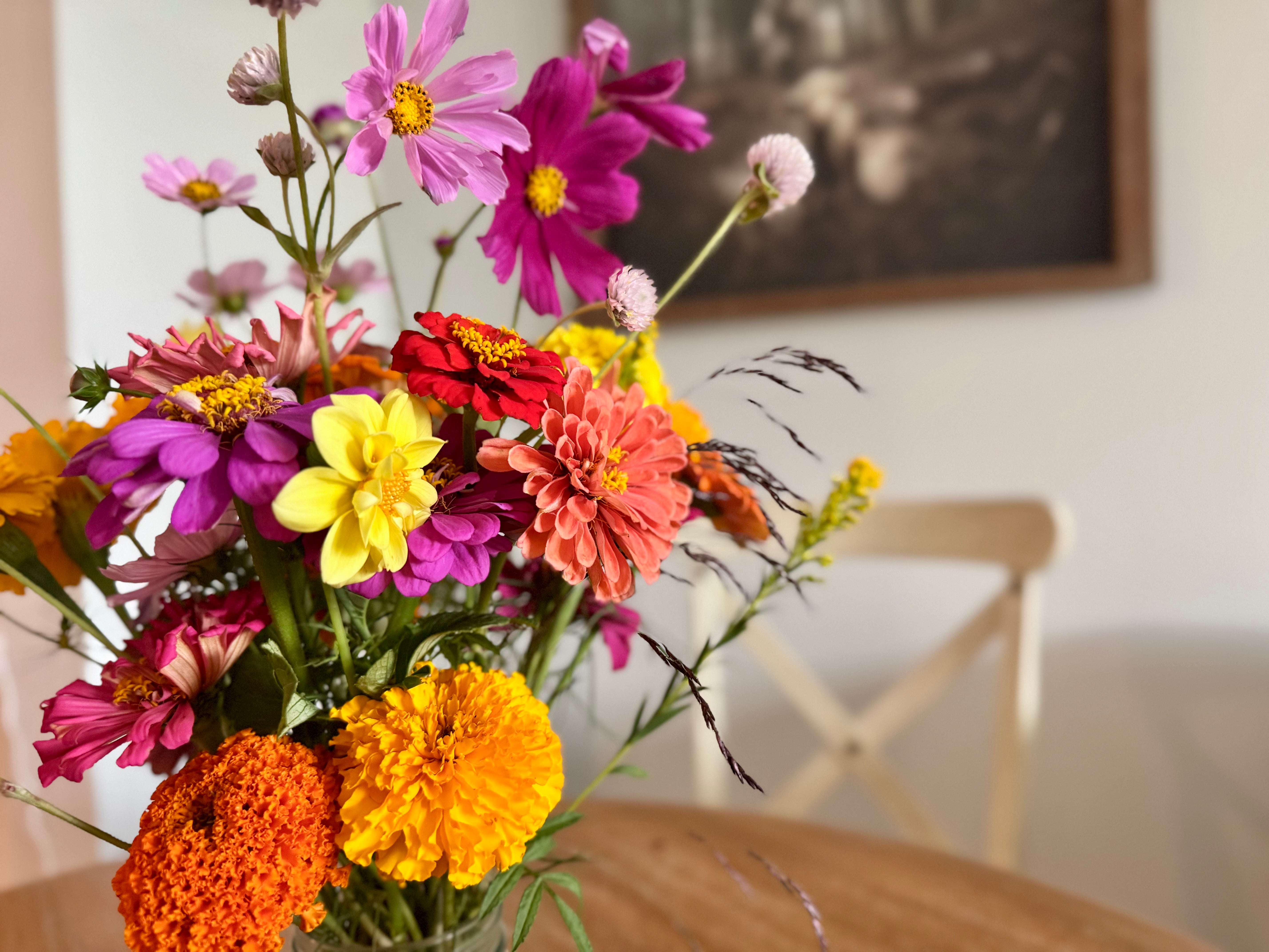 Bouquet made with Local Flowers