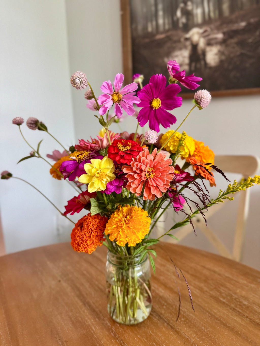 Bouquet made with Local Flowers