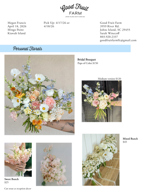 Megan Francis Wedding Deposit $25