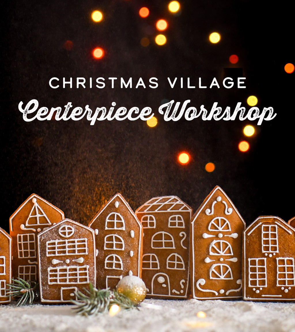 Scandi Christmas Gingerbread Village Centerpiece Workshop - Charleston Christmas 2025