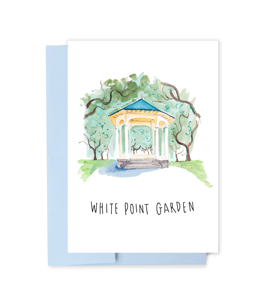 White Point Garden Card / Charleston Card with White Point Garden