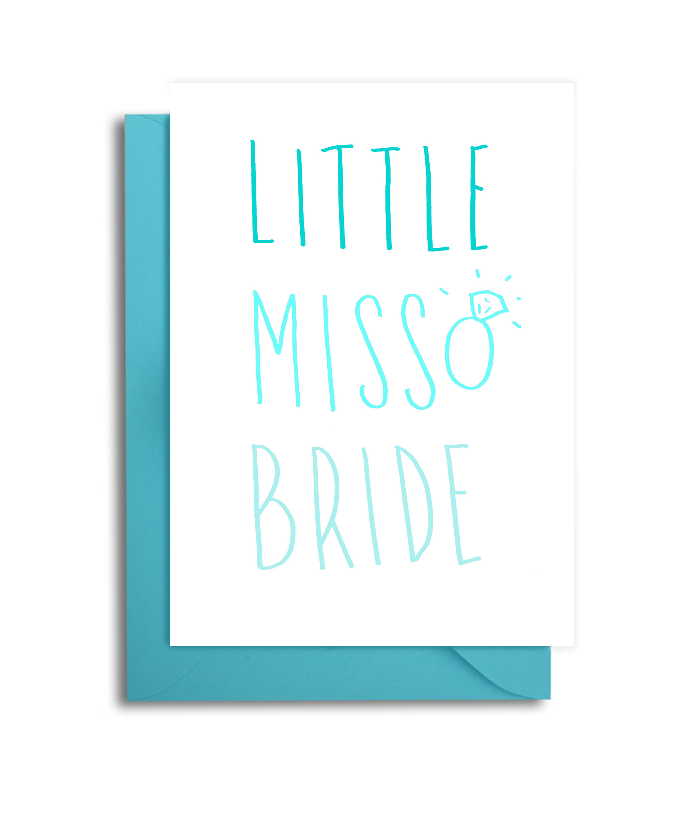 Little Miss Bride Card