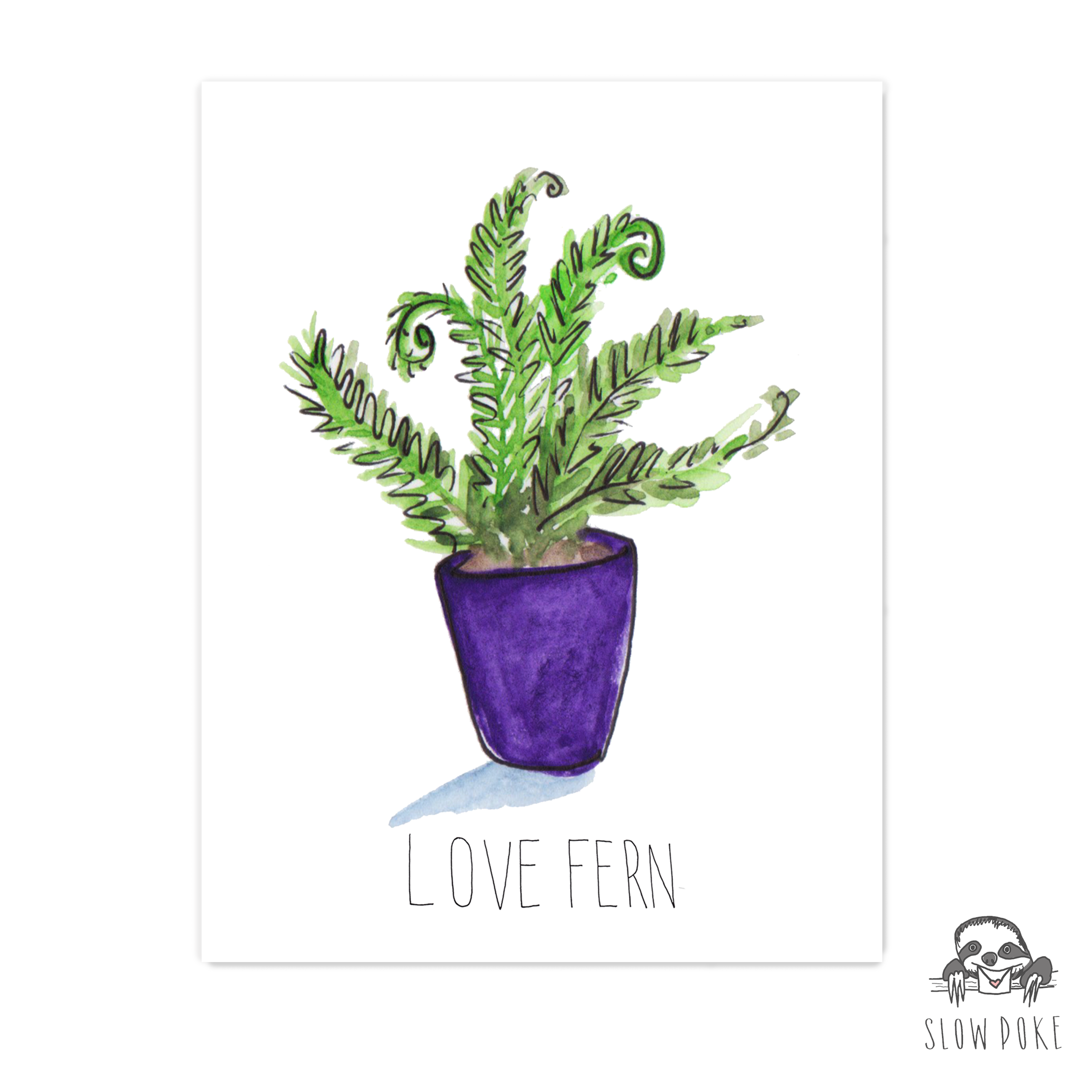 Love Fern Card