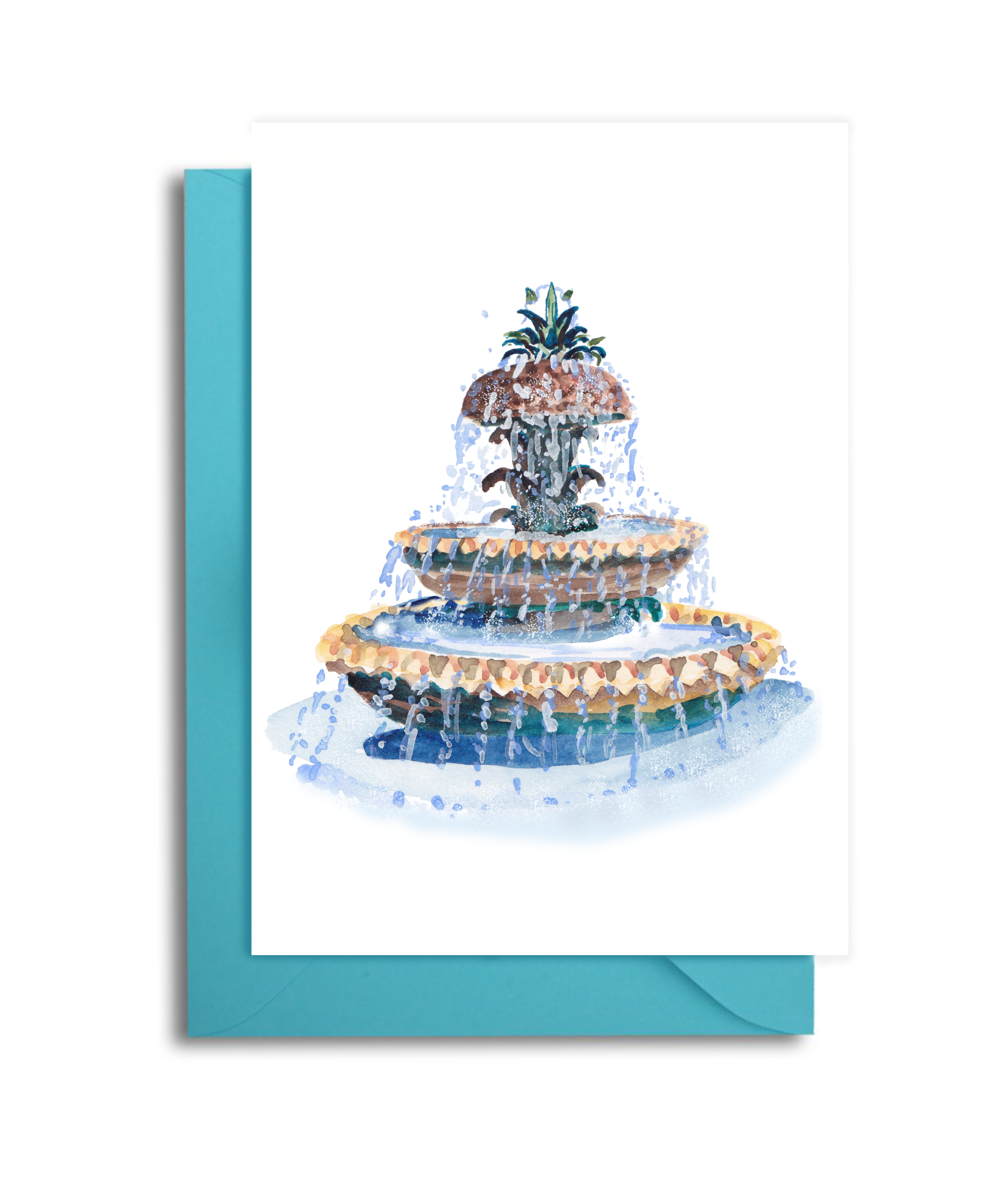 Charleston Themed Set of 6 Note Cards